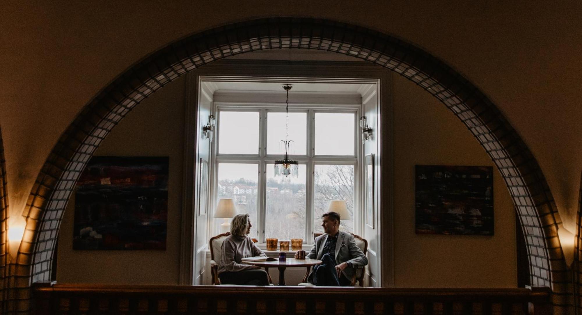 Hotel Slottsvillan Хускварна Екстериор снимка
